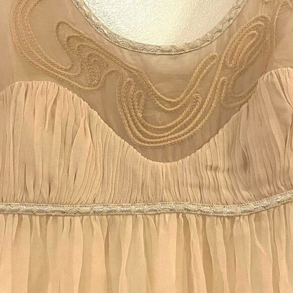 NEW Cynthia Steffe Women's Sheath Dress Ivory Lined Sleeveless Lace Medium - Picture 4 of 7